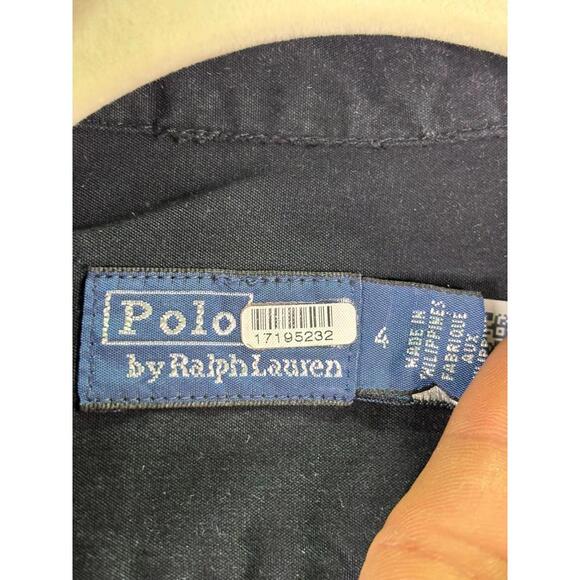 Polo Ralph Lauren Long Sleeve Day Dress Size 4 with Minor Discoloration - Picture 6 of 7